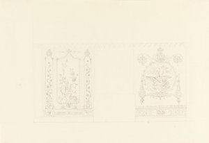 Decorazione murale, Sala Blu, Royal Pavilion, Brighton da Unbekannt