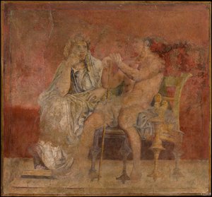 Affresco dalla Stanza H della Villa di P. Fannius Synistor a Boscoreale da Unbekannt