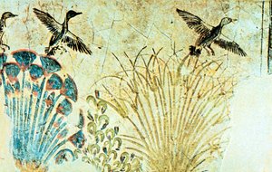 Affresco dalla tomba di Akhenaton, Antico Egitto, XVIII dinastia, c1375 a.C. da Unbekannt