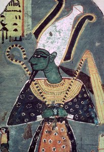 Affresco di Osiride Khenti-Amentiu, da una tomba a Tebe da Unbekannt