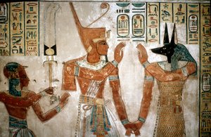 Affresco da una tomba del figlio di Ramesse III, Valle delle Regine, Luxor, Egitto da Unbekannt