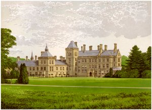 Walton Hall, Warwickshire, casa del Barone Mordaunt, c1880 da Unbekannt
