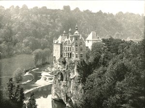 Castello di Walzin, Dinant, Belgio, 1895 da Unbekannt