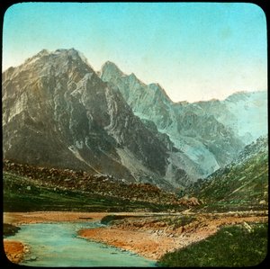 Valle di Wanga, fiume Sutlej, India, fine XIX o inizio XX secolo