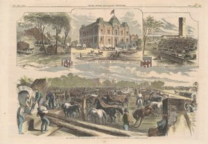 Schizzi di guerra nella capitale, 1862 da Unbekannt