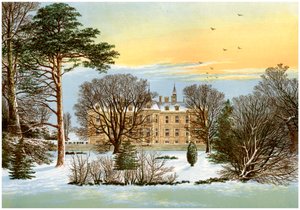 Warter Priory, vicino a Pocklington, Yorkshire, casa della famiglia Wilson, c1880