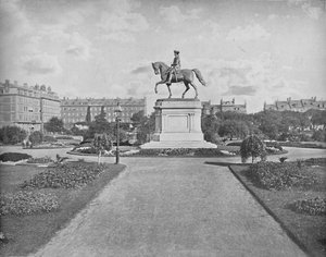 Statua di Washington, Giardino Pubblico, Boston, c1897 da Unbekannt