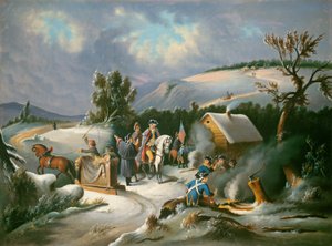Washington a Valley Forge da Unbekannt