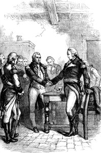 Washington che saluta i suoi vecchi compagni, 1783 c1880
