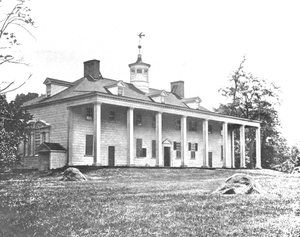 Casa di Washington, Mount Vernon, Virginia, USA, c1900 da Unbekannt