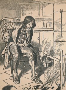 Guardando il bollitore, c. 1907 da Unbekannt