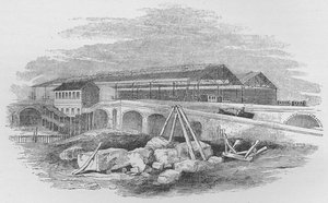 Stazione ferroviaria di Waterloo, come appariva quando fu costruita per la prima volta, c1848, 1912 da Unbekannt