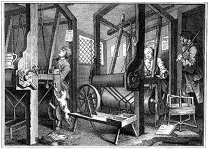 Tessitura a Spitalfields, Londra, 1747-1894