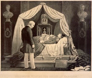 Wellington visita le reliquie di Napoleone da Unbekannt