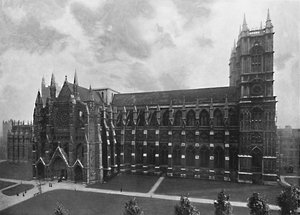 Abbazia di Westminster, c1896 da Unbekannt