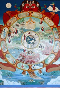 Ruota del Samsara. Tempio dei Mille Buddha. Toulon sur Arroux Francia da Unbekannt
