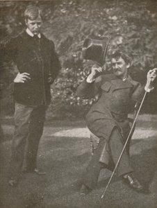 Whistler e Menpes, c1885, 1904 da Unbekannt