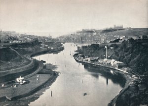 Whitby - Veduta generale della città, 1895