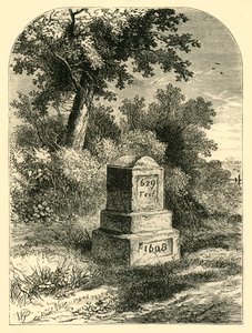 La pietra di Whittington nel 1820, c1876 da Unbekannt