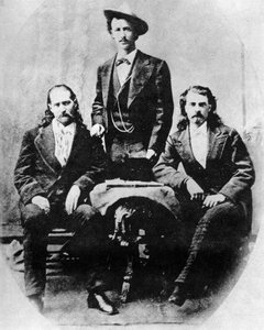 Wild Bill Hickok, Texas Jack Omohundro e Buffalo Bill Cody, c1870s 1954