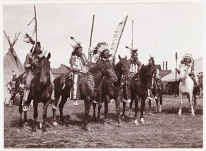 Spettacolo del selvaggio West, c 1905 da Unbekannt