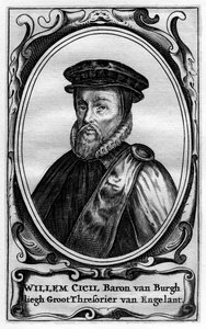Willem Cecil, 1° Barone Burghley, statista inglese del XVI secolo