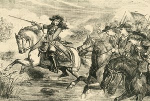 Guglielmo III alla Battaglia del Boyne, 1690 da Unbekannt