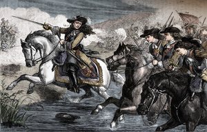 Guglielmo III alla Boyne, 1690, c1880 da Unbekannt