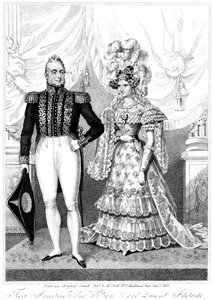 Guglielmo IV e la regina Adelaide, 1881