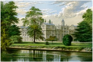 Wilton House, Wiltshire, casa del conte di Pembroke e Montgomery, c1880 da Unbekannt