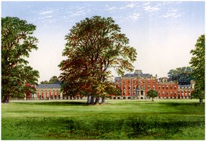 Wimpole Hall, Cambridgeshire, casa del Conte di Hardwicke, c1880 da Unbekannt