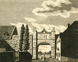 Porta Wincheap, a Canterbury, c1786