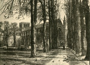 Cattedrale di Winchester, da Nord-Ovest, 1898 da Unbekannt
