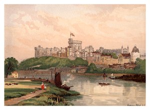 Castello di Windsor, 1880 da Unbekannt