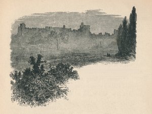 Castello di Windsor dal Parco di Casa, 1895 da Unbekannt