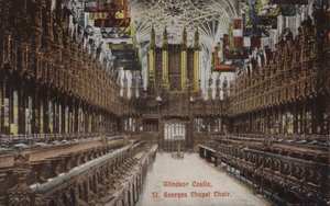 Windsor, Cappella di San Giorgio, Coro (foto a colori) da Unbekannt