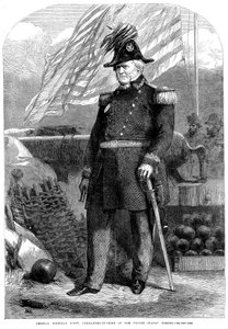 Winfield Scott, soldato americano, 1861