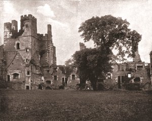 Wingfield Manor, vicino ad Alfreton, Derbyshire, 1894 da Unbekannt