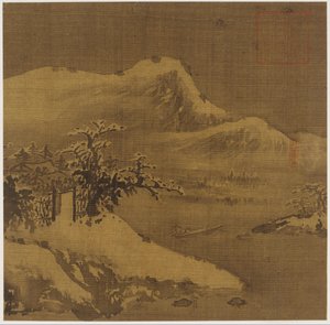 Paesaggio invernale, dinastia Ming