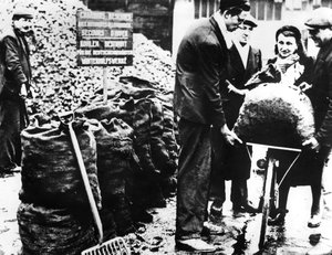 Soccorso invernale, distribuzione del carbone, Francia 1940-1944 da Unbekannt