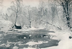 Veduta invernale del museo all