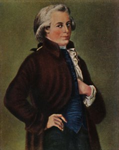 Wolfgang Amadeus Mozart 1756-1791 - Dipinto di Tischbein, 1934