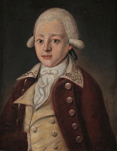 Wolfgang Amadeus Mozart, ca 1770 da Unbekannt