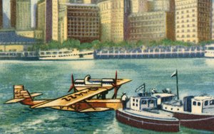Wolfgang von Gronau arriva a New York, agosto 1930, 1932 da Unbekannt