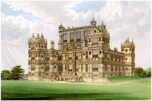 Wollaton Hall, Nottingham, Nottinghamshire, casa di Lord Middleton, c. 1880 da Unbekannt