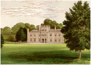 Wolseley Hall, Staffordshire, casa del baronetto Wolseley da Unbekannt