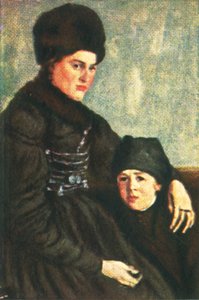 Donna di Dachau con bambino, c1928 da Unbekannt