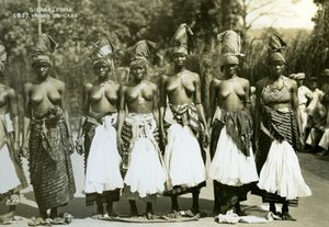 Donne danzatrici, Sierra Leone, XX secolo da Unbekannt