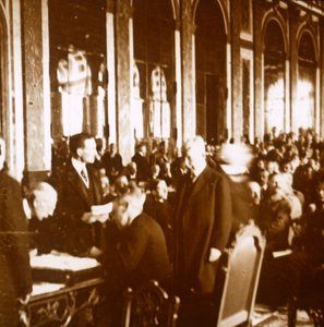 Woodrow Wilson, Trattato di Versailles, Francia, 1919 da Unbekannt