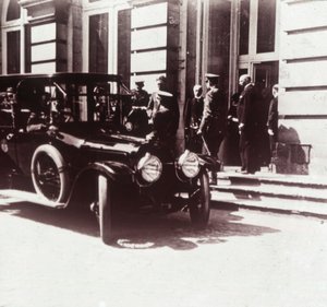 Woodrow Wilson e Re Alberto I, c1914-c1918 da Unbekannt